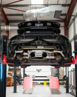 Catback výfuk Porsche 911 991.2 Carrera T S GTS 3.0T Milltek Sport - Černé koncovky