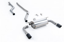 Catback výfuk BMW 3 F30 320i M Sport Milltek Sport - karbonové koncovky