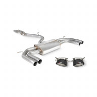 GPFback exhaust AUDI RS3 8Y Sportback 2,5 TFSI Scorpion Exhaust - Non-Resonated / Carbon Ascari tips