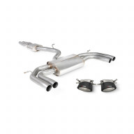 GPFback exhaust AUDI RS3 8Y Sportback 2,5 TFSI Scorpion Exhaust - Resonated / Carbon Ascari tips
