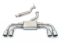 Cobra Sport Race GPFback Performance exhaust VW Golf R (Mk8) 2.0 TSI (21>) - Resonated / tailpipes TP80-BLK