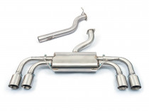 Cobra Sport GPFback Performance exhaust VW Golf R (Mk8) 2.0 TSI (21>) - Non-resonated / tailpipes TP80-BLK