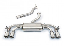 Cobra Sport Valved GPFback Performance exhaust VW Golf R (Mk8) 2.0 TSI (21>) - Non-resonated / tailpipes TP80-BLK