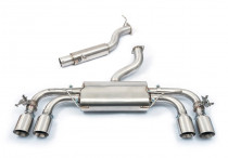 Cobra Sport Valved GPFback Performance exhaust VW Golf R (Mk8) 2.0 TSI (21>) - Resonated / tailpipes TP80-BLK