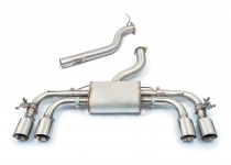 Cobra Sport Race Valved GPFback Performance exhaust VW Golf R (Mk8) 2.0 TSI (21>) - Non-resonated / tailpipes TP80-BLK