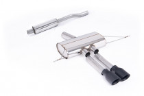 Sportovní výfuk GPF-Back Mini Cooper S F66 2.0T B48 Milltek Sport - S rezonátorem / Černé koncovky