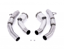 1. díl výfuku Milltek Sport pro AUDI RS6/RS7 C8 4.0 TFSI V8 - S katalyzátorem - Určeno pro výfukový systém Milltek Sport Cat-Back