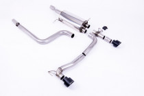 GPF-back výfuk dual Ford Fiesta ST 1.5 EcoBoost 200hp od 2020/9 Milltek Sport - Černé koncovky