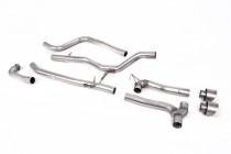 Catback výfuk dual Ford Fiesta mk8 1.0T EcoBoost 100hp / 125hp / 140hp 2017-2019 Milltek Sport - Bez rezonátoru / Titanové koncovky