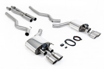 Klapkový sportovní catback výfuk Ford Mustang 5.0 V8 GT Fastback S550 2015-2018 Milltek Sport - Titanové koncovky