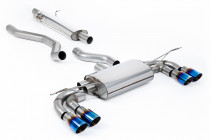 Milltek Sport Catback sportovní výfuk Land / Range Rover Defender 130 3.0 V6 P400 - S rezonátorem / Opálené titanové koncovky