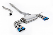 Milltek Sport Catback sportovní výfuk Land / Range Rover Defender 130 2.0T P300 P400e - Bez rezonátoru / Opálené titanové koncovky