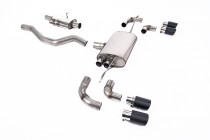 Milltek Sport Catback sportovní výfuk Land / Range Rover Defender 90  2.0T P300 P400e - S rezonátorem / Karbonové koncovky