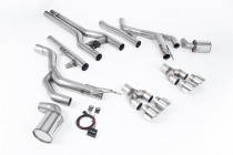 Milltek Sport Catback sportovní výfuk Dodge Challenger SRT Hellcat - Leštěné koncovky