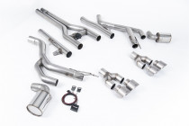 Milltek Sport Catback sportovní výfuk Dodge Challenger SRT Hellcat - Titanové koncovky