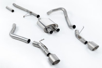 Milltek Sport Catback sportovní výfuk s koncovkami do boku Jeep Gladiator JT 3.6L V6 2020+ - Titanové koncovky