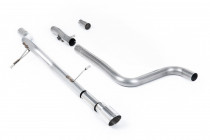 OPF/GPF back výfuk Ford Fiesta Mk8 1.0T EcoBoost ST-Line Milltek Sport - bez rezonátoru / leštěná koncovka