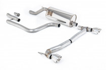 OPF/GPF back výfuk Ford Fiesta Mk8 1.0T EcoBoost ST-Line Milltek Sport - s rezonátorem (EC schválení) / leštěné koncovky / Vyžaduje difuzor Maxton