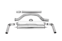 80mm OPF/GPF Back Exhaust pro Volkswagen Golf GTI Mk8 / Mk8.5 (včetně Clubsport) 2.0 TSI, leštěné oválné koncovky – EC Approved