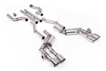 Milltek Sport Cat-Back výfuk Chevrolet Camaro Gen 6 SS 6.2L V8 – Unbalanced Straight Center systém s aktivními klapkami a leštěnými koncovkami