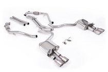 Cat-back Exhaust AUDI S5 Sportback B9 3.0 TFSI V6 (Sport Diff) Milltek Sport – Non-resonated / brushed titanium tips