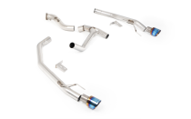 Axle-back exhaust Ford Ranger T9 3.0 V6 TDCI 240HP 2023+ - Milltek Sport - burnt/blue titanium