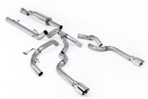 Catback výfuk Ford F-150 SuperCrew 5.0 V8 2021+ Milltek Sport - s rezonátorem - Leštěné koncovky