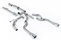 Catback výfuk Ford F-150 SuperCrew 5.0 V8 2021+ Milltek Sport - hlasitější - Leštěné koncovky