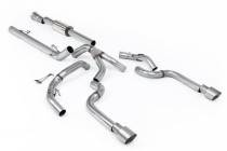 Catback exhaust Ford F-150 SuperCrew 5.0 V8 2021+ Milltek Sport - Louder - Brushed titanium tips