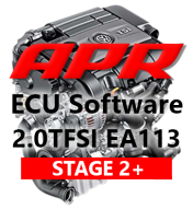 APR Stage 2+ úprava řídící jednotky chiptuning AUDI TTS 2,0 TFSI K04 - s APR Cast Downpipe