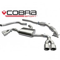 Cobra Sport Turbo Back výfuk AUDI TT (8J) 1.8 a 2.0 TFSI - se sportovním katalyzátorem, koncovka YTP7