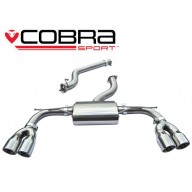 Cobra Sport Cat Back výfuk pro AUDI S3 (8V) Quattro 3dv. - bez rezonátoru, koncovka YTP20