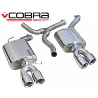 Cobra Sport 3. díl a 2 koncovky výfuku pro AUDI A5 2.0 TDI Coupe (B8 a B8,5) Quattro - koncovky YTP9