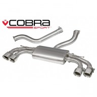 Cobra Sport Cat Back exhaust AUDI TTS (8S) Quattro - Non-Valved / non-resonated / TP81 tips
