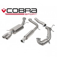 Cobra Sport Turbo Back výfuk VW Polo GTI 1.8 TSI - se sportovním katalyzátorem, s rezonátorem, koncovka YTP18