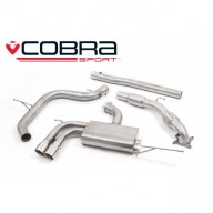 Cobra Sport Turbo Back výfuk VW Golf (1K) GTI - se sportovním katalyzátorem, bez rezonátoru, koncovka YTP10L