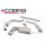 Cobra Sport Turbo Back výfuk VW Golf (1K) GTI - bez sportovního katalyzátoru, s rezonátorem, koncovka TP8