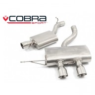 Cobra Sport Cat Back výfuk pro VW Golf (5K) R - s rezonátorem, koncovka TP34