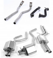 Turboback výfuk AUDI RS6 a RS7 C7 4.0 TFSI Milltek Sport - bez katalyzátoru / s rezonátorem