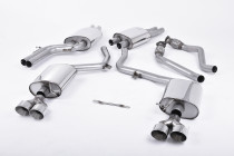 Catback exhaust AUDI S4 & S5 Sportback B8.5 (facelift 2012+) 3.0 TFSI V6 Milltek Sport - Polished tips