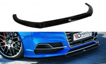 Maxton Design Spoiler předního nárazníku Audi A3 S-Line/S3 8V Sedan - karbon