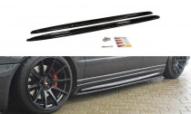 Maxton Design Prahové lišty Audi S4 B5 Avant - černý lesklý lak