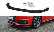 Maxton Design Spoiler předního nárazníku Audi S4/A4 S-Line B9 V.2 - černý lesklý lak