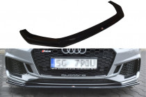 Maxton Design Spoiler předního nárazníku Audi RS5 B9 Coupe/Sportback V.2 - černý lesklý lak