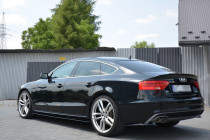 Maxton Design Spoiler víka kufru Audi S5/A5 S-Line/Facelift B8 Sportback - černý lesklý lak