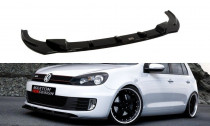 Maxton Design Spoiler předního nárazníku VW Golf VI GTI V.1 - karbon