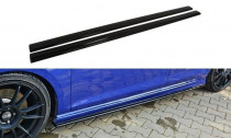 Maxton Design Prahové lišty VW Golf Mk7 R Hatchback/Combi - černý lesklý lak