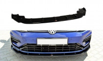 Maxton Design Spoiler předního nárazníku VW Golf Mk7 R Facelift V.1 - černý lesklý lak