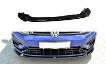 Maxton Design Spoiler předního nárazníku VW Golf Mk7 R Facelift V.3 - černý lesklý lak