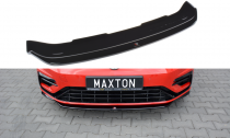 Maxton Design Spoiler předního nárazníku VW Golf Mk7 R Facelift V.5 - černý lesklý lak